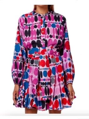 RHODE Small Emma Mini Geometric Dress Orig $425 Excellent Condition